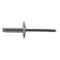 Midwest Fastener Blind Rivet, Flanged Head, 3/16 in Dia., 3/8 in L, Aluminum Body, 50 PK 53953 - alternate 1